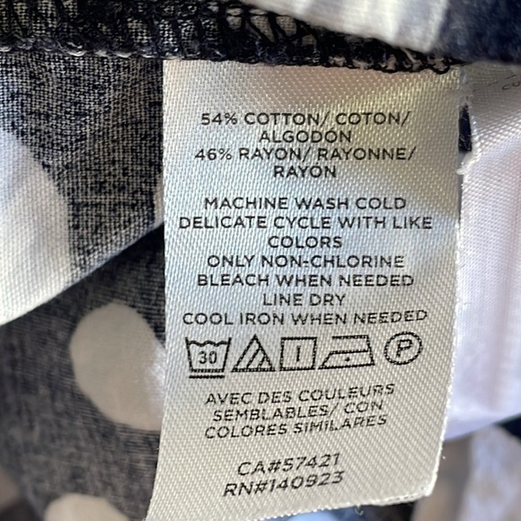 Loft Dotted Flutter Sleeve V-neck Midi Dress - Picture 8 of 10